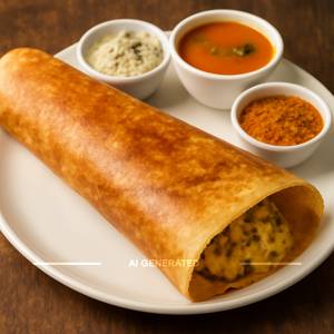 Ghee Roast Masala Dosa