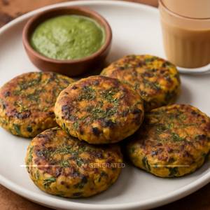 Methi Corn Tikki 