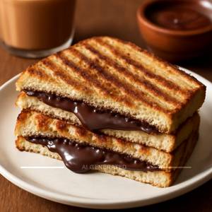 Chocolate grilled sandwich