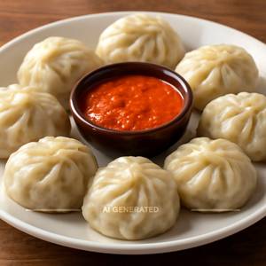 Steam Momo's Veg 