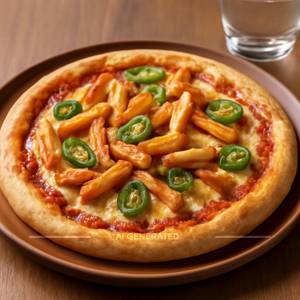 Spicy Pasta Pizza