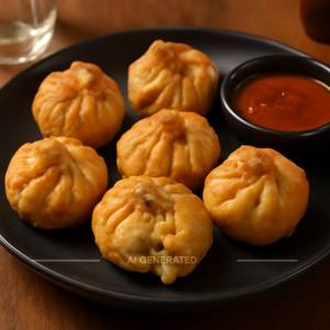 Cheese Corn Fried Momos [6 Pieces]