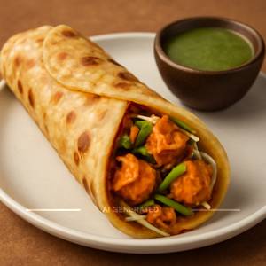 Paneer Tikka Roll
