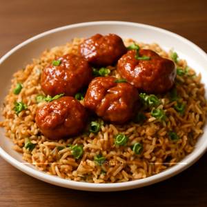Chicken Manchurian Rice
