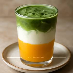 Mango Matcha Latte