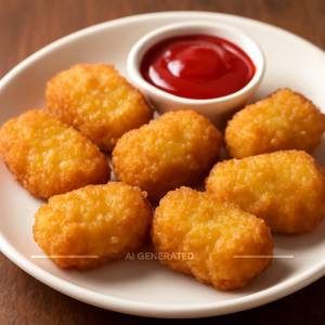 Cheese Corn Nuggets [4 Pieces] + Cold Coffee    [S]