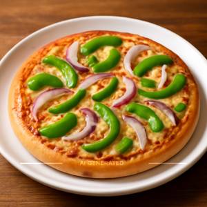Onion Capsicum Pizza [8 inches]