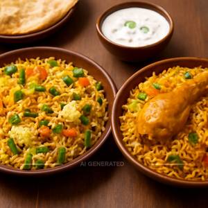 Veg Chicken Biryani