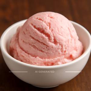 Strawberry ice cream