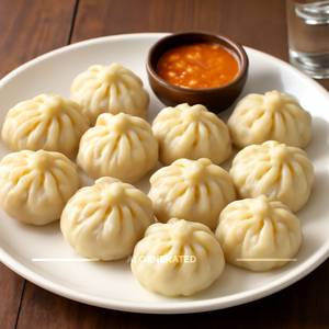 Veg Steamed Momos (10 pcs)