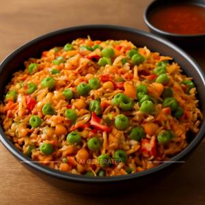 Veg schezwan rice
