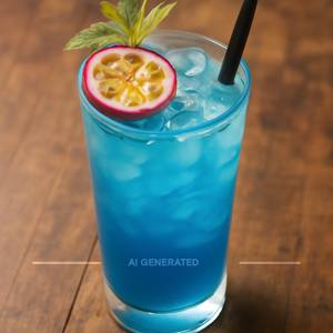 Virgin Blue Lagoon Mocktail