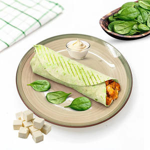 Grilled Tofu Spanach Wrap With Cashew Cream
