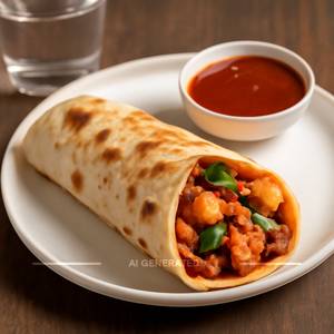 Chilli Paneer Roll