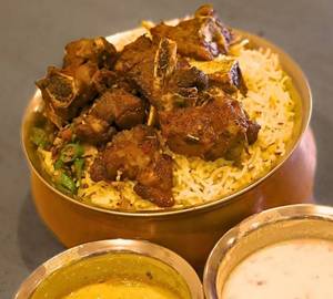 Ghee Roast Mutton Biryani