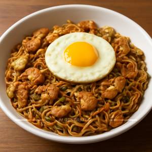 Egg chicken noodles