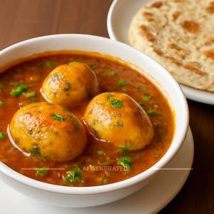 Egg Curry Roti