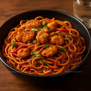 Schezwan Chicken Noodles