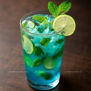 Blue Lagoon Mojito