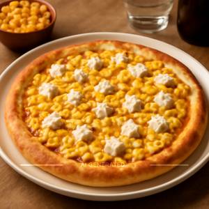 Corn And Cheese Pizza
