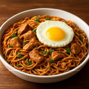 Egg & Chicken Noodles                                                                 