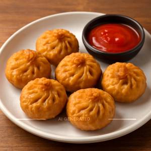 Chicken Fried Momos [6 Pieces]