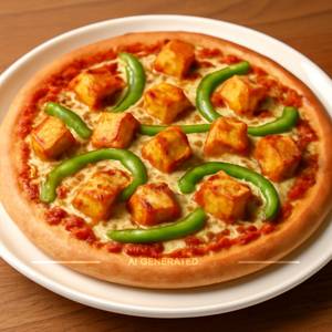 Capsicum Paneer Pizza