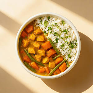 Chicken Indian Curry Rice Bowl