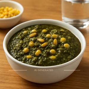 Lehsuni Corn Palak