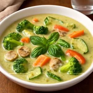Veg thai green curry