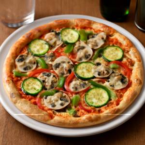 Veggie Mushroom Pizza