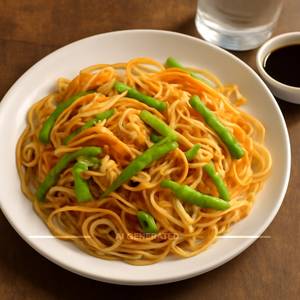 Veg Hakka Noodles [Half]