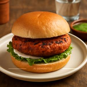 Tandoori burger