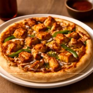 Tandoori paneer pizza