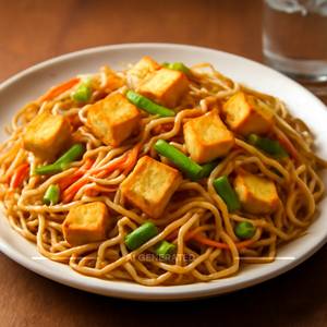 Paneer hakka noodles