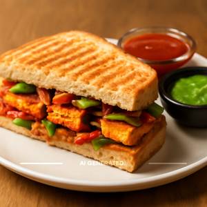 Paneer tikka sandwich