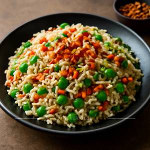 Veg Burnt Garlic Fried Rice