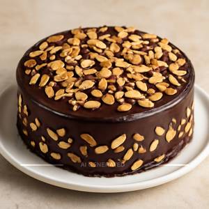 Choco Almond Cake 500 Gm                                                        