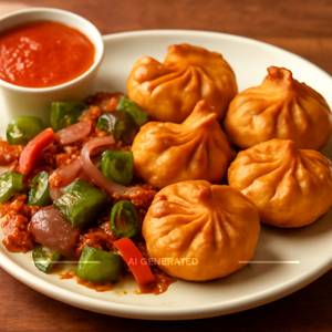 Fry Chicken Momos