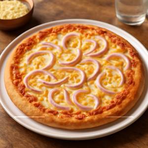 Onion double cheese pizza