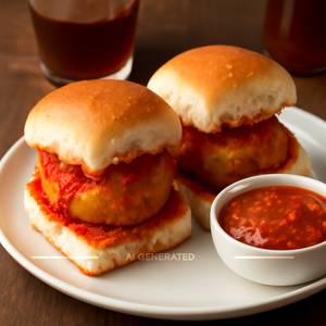 Schezwan Vada Pav (2 Pcs)