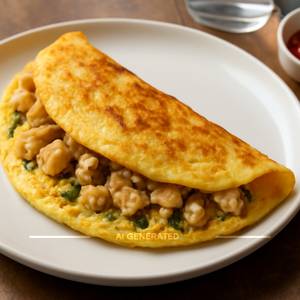 Chicken omelette