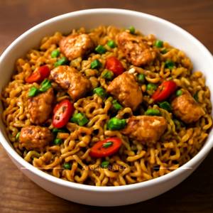 Chilli Chicken Maggi