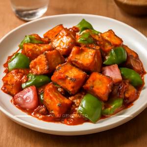 Paneer chilli dry