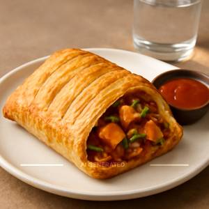 Veg Cheese Tandoori Puff
