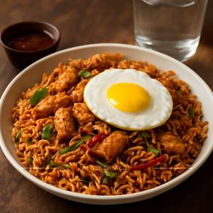 Egg Chicken Schezwan Rice