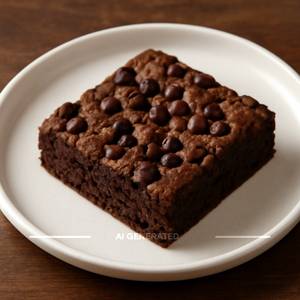 Choco chips brownie