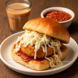 Schezwan Cheese Vada Pav