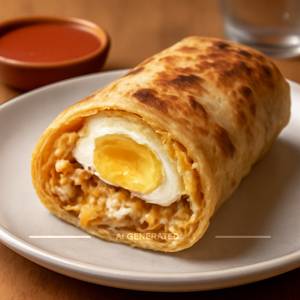 Chicken Egg Cheese Roll