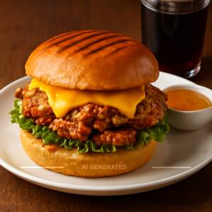Peri peri chicken sandwich